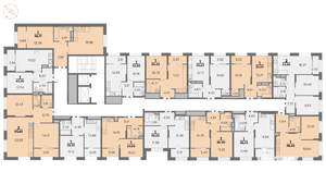 2-к квартира, вторичка, 52м2, 16/22 этаж