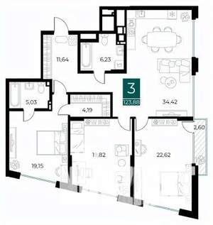 Фото квартиры на продажу (1)
