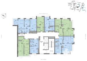 2-к квартира, вторичка, 51м2, 8/22 этаж