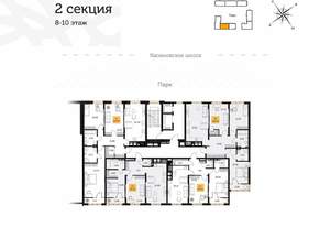 3-к квартира, вторичка, 100м2, 9/16 этаж