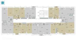 2-к квартира, вторичка, 72м2, 4/20 этаж