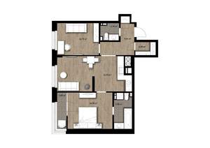 2-к квартира, вторичка, 67м2, 3/17 этаж