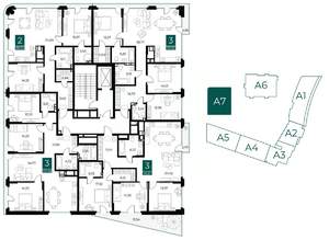 3-к квартира, вторичка, 101м2, 6/8 этаж