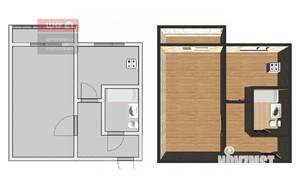 1-к квартира, вторичка, 32м2, 2/5 этаж
