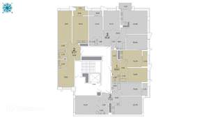 2-к квартира, вторичка, 82м2, 4/20 этаж