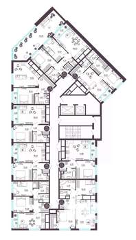 2-к квартира, вторичка, 53м2, 2/18 этаж