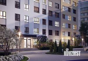 1-к квартира, строящийся дом, 37м2, 6/9 этаж