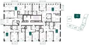 3-к квартира, вторичка, 118м2, 6/9 этаж