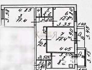 3-к квартира, вторичка, 74м2, 7/10 этаж