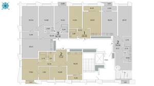 3-к квартира, вторичка, 96м2, 6/19 этаж