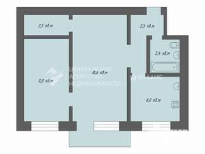 2-к квартира, вторичка, 42м2, 5/5 этаж