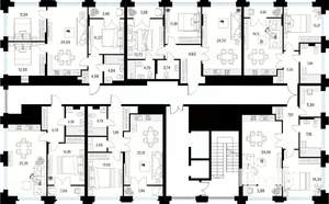 1-к квартира, вторичка, 55м2, 9/20 этаж
