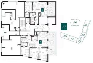 2-к квартира, вторичка, 88м2, 2/14 этаж