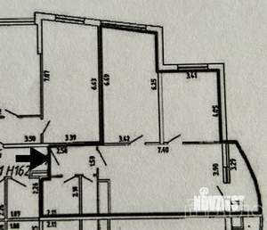 2-к квартира, вторичка, 74м2, 7/17 этаж