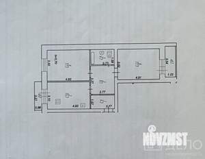 2-к квартира, вторичка, 68м2, 4/10 этаж