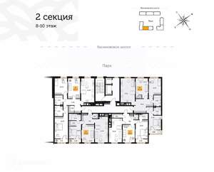 3-к квартира, вторичка, 105м2, 10/17 этаж