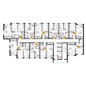1-к квартира, вторичка, 38м2, 19/25 этаж