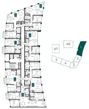 3-к квартира, вторичка, 119м2, 9/13 этаж