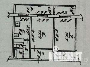 2-к квартира, вторичка, 61м2, 6/7 этаж