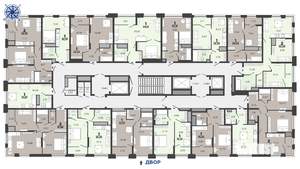 2-к квартира, вторичка, 52м2, 19/26 этаж