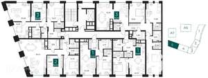 1-к квартира, вторичка, 50м2, 7/14 этаж