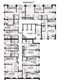 1-к квартира, вторичка, 24м2, 21/25 этаж