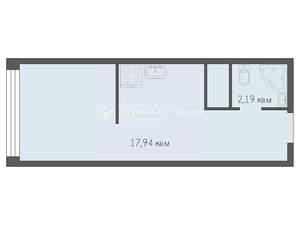 Студия квартира, вторичка, 20м2, 5/21 этаж