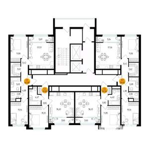 1-к квартира, вторичка, 40м2, 11/25 этаж