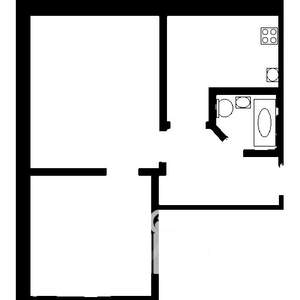 2-к квартира, вторичка, 36м2, 5/5 этаж