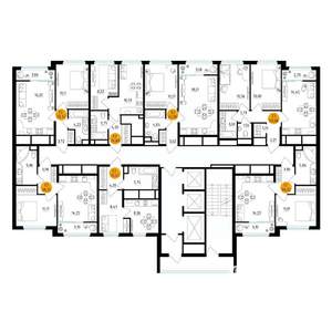 1-к квартира, вторичка, 40м2, 9/25 этаж