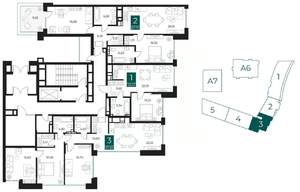 1-к квартира, вторичка, 46м2, 2/14 этаж