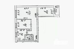 3-к квартира, вторичка, 62м2, 8/9 этаж