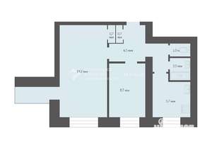 2-к квартира, вторичка, 45м2, 2/9 этаж