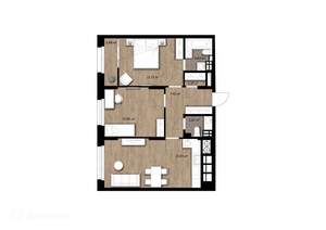 2-к квартира, вторичка, 64м2, 15/17 этаж