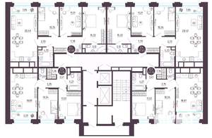 2-к квартира, вторичка, 58м2, 3/18 этаж