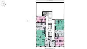 2-к квартира, вторичка, 64м2, 21/22 этаж