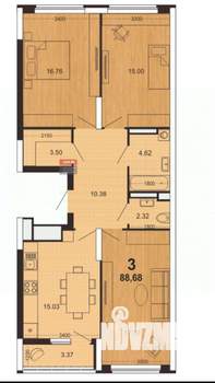 3-к квартира, вторичка, 87м2, 28/30 этаж