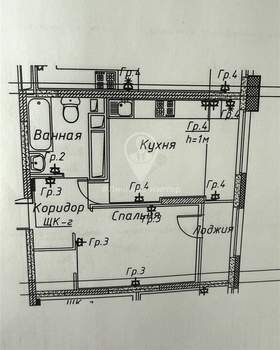 1-к квартира, вторичка, 35м2, 2/26 этаж