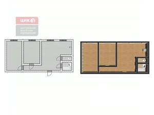 3-к квартира, вторичка, 53м2, 14/16 этаж