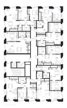 1-к квартира, вторичка, 44м2, 9/20 этаж