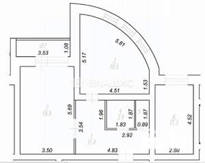 2-к квартира, вторичка, 70м2, 1/10 этаж