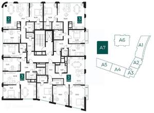 2-к квартира, вторичка, 94м2, 5/14 этаж