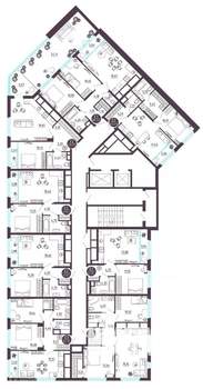 1-к квартира, вторичка, 50м2, 2/19 этаж