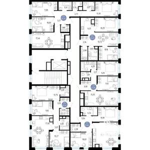 3-к квартира, вторичка, 70м2, 2/14 этаж