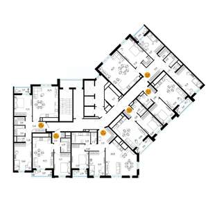 2-к квартира, вторичка, 76м2, 2/25 этаж