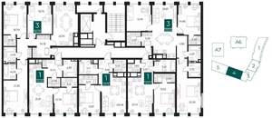 1-к квартира, вторичка, 51м2, 3/14 этаж