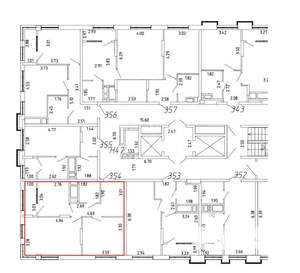 2-к квартира, вторичка, 51м2, 24/26 этаж