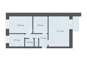 2-к квартира, вторичка, 60м2, 6/9 этаж