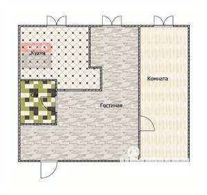 2-к квартира, вторичка, 41м2, 3/5 этаж