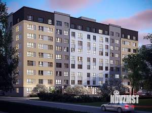 2-к квартира, строящийся дом, 62м2, 1/9 этаж